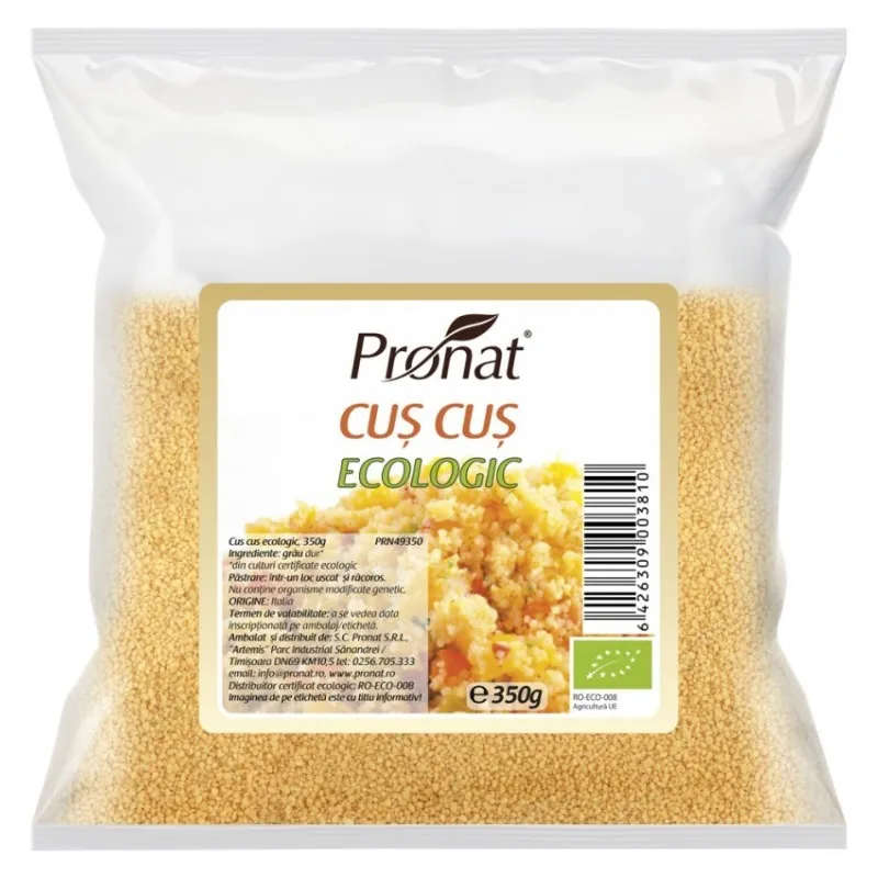Cuscus BIO, 350 g, Pronat