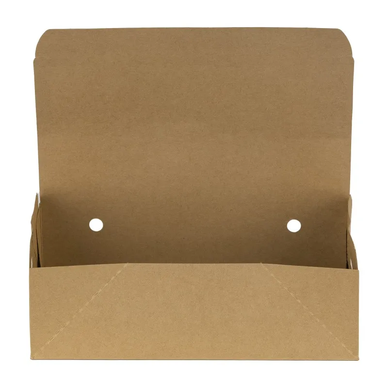 Cutii Biodegradabile de Carton, Kraft, 235x125x70 mm, 300 buc