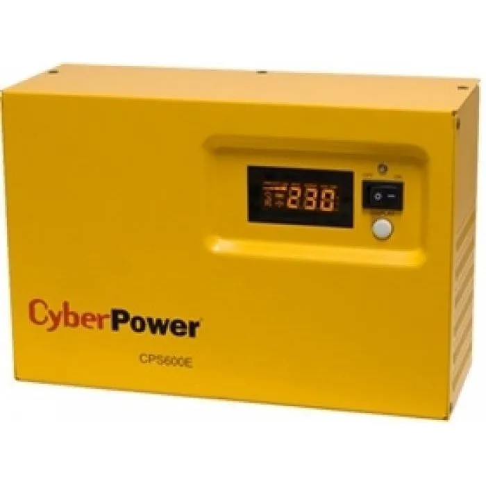 Cyber&nbsp;Power UPS  CYBER POWER EPS series  420W (600VA), pentru centrale termice, DC imput 12V, AVR, LCD, Sinusoida pura, Schuko (1), CPS600E