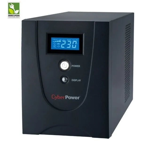 Cyber&nbsp;Power UPS  CYBER POWER  Value Soho series Green Power 1320W (2200VA) Line Interactive, AVR, LCD, USB, IEC (6) VALUE2200EILCD