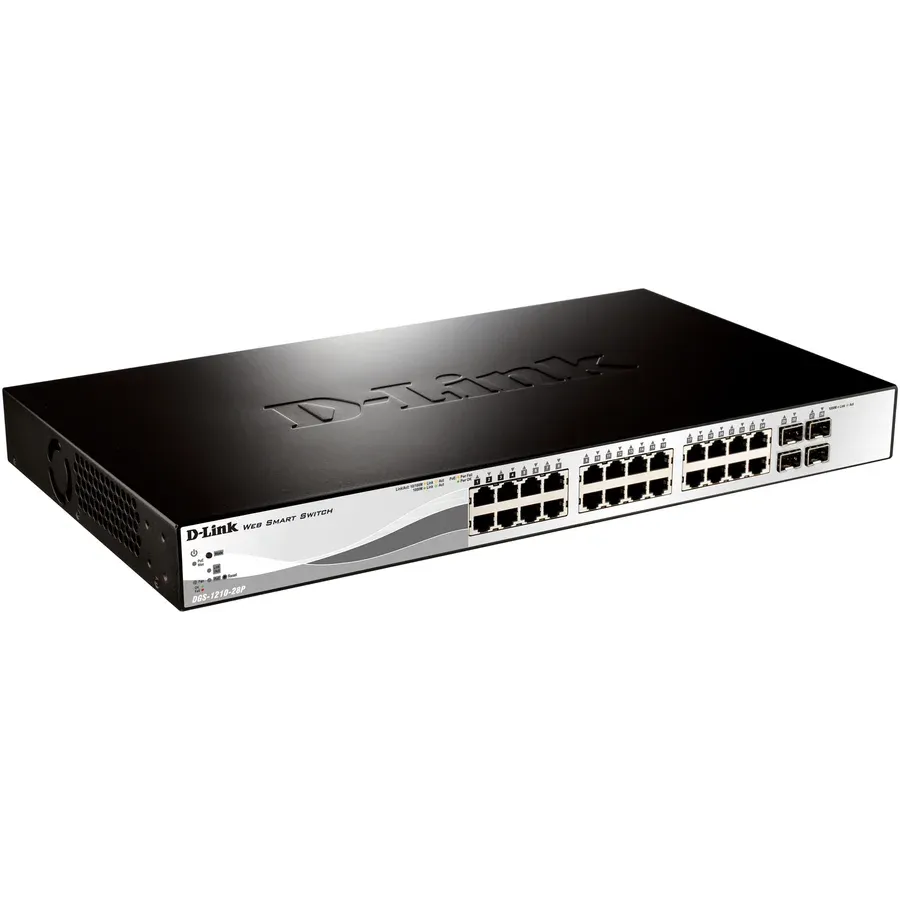 D-Link D-Link, Smart Switch 28 porturi 10/100/1000 Gigabit, 4 SFP, Smart, Switching capacity 56Gbps