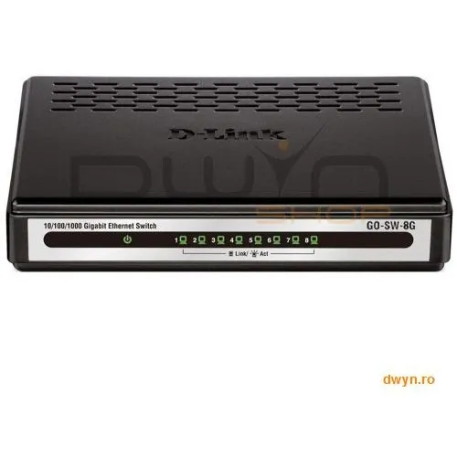 D-Link D-Link, Switch Desktop 16 porturi 10/100/1000, plastic, D-LinkGO
