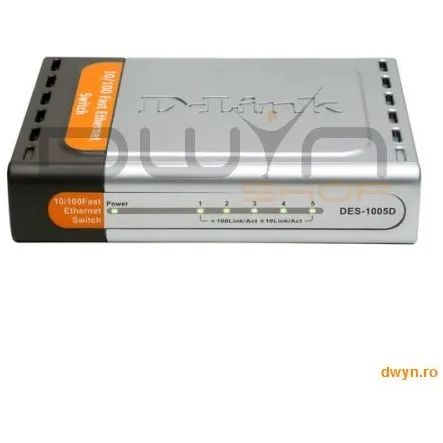 D-Link D-Link, Switch Desktop 5 porturi 10/100