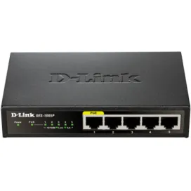 D-Link D-Link Switch Desktop 5 Porturi Fast Ethernet Poe, 1 Poe Port Max. 15.4 W