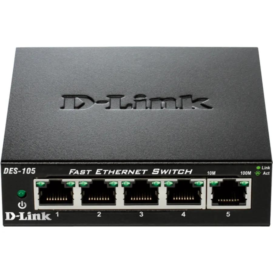 D-Link Switch D-Link, 5 porturi 10/100