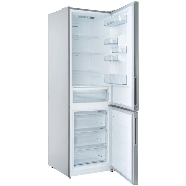 Daewoo Combina frigorifica Daewoo DNF-310MEX, 310L, Clasa E, H 188 cm, Inox