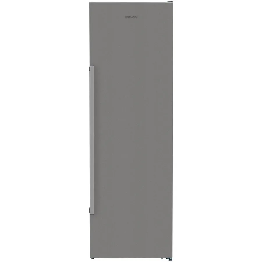 Daewoo Congelator vertical Daewoo, No Frost, capacitate neta 278L, control mecanic, clasa energetica E, 5 sertare + 2 rafturi de depozitare, culoare Silver