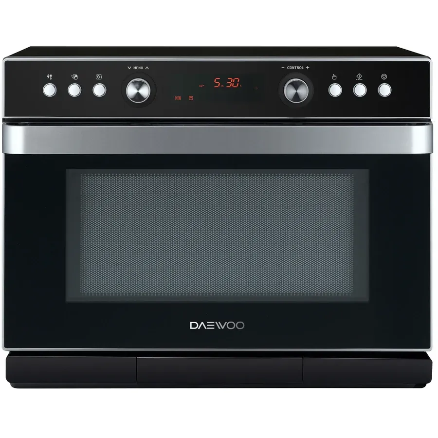 Daewoo Cuptor cu microunde cu gatire cu abur Daewoo KOS-1C0K, 34 l, 800 W, Autocuratre cu abur, Mecanic, Grill, Timer, Negru