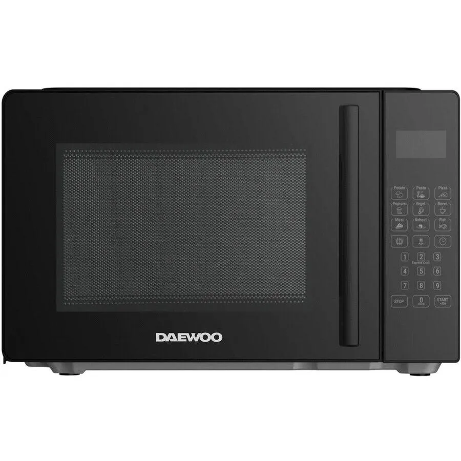 Daewoo Cuptor cu microunde Daewoo KOR-6D2BK, control digital, 20 L, putere 700 W, 5 niveluri de putere, Negru