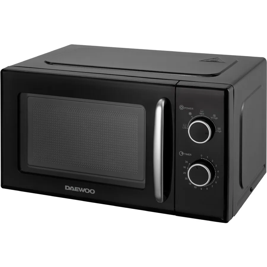 Daewoo Cuptor cu microunde Daewoo KOR-6S20K-2, 20 l, 700 W, Mecanic, Negru