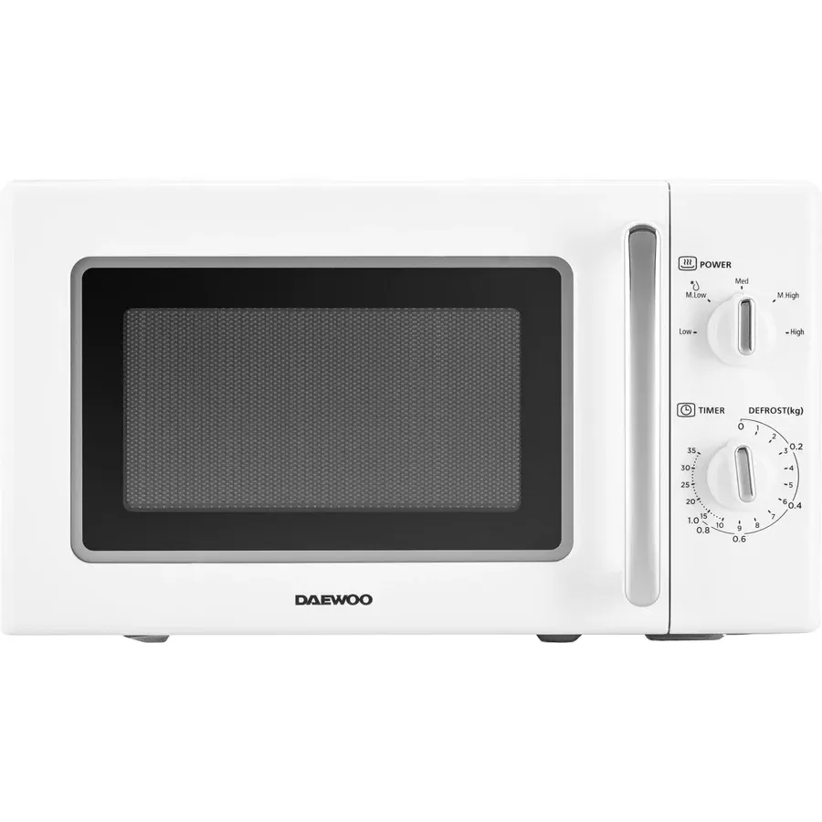 Daewoo Cuptor cu microunde Daewoo KOR-6S20W , 20 l, 700 W, Mecanic, Alb