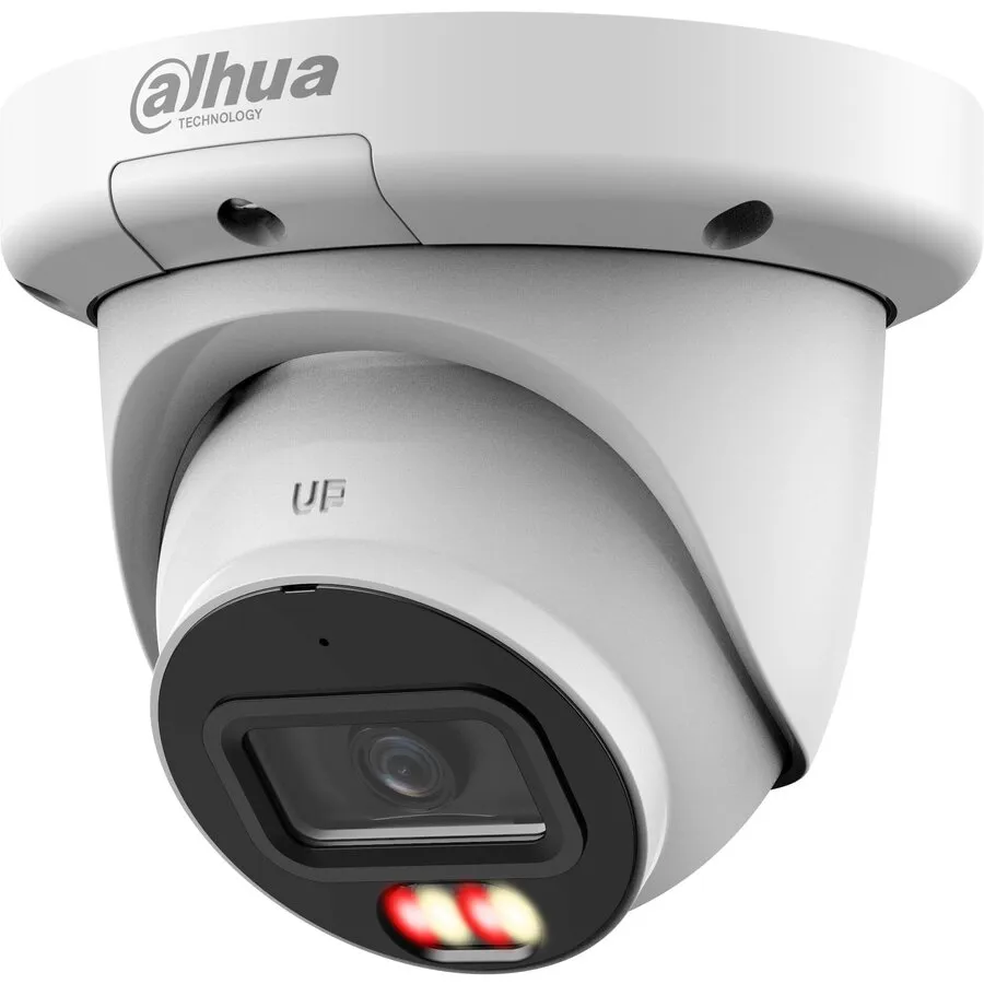 Dahua Camera de supraveghere Dahua IPC-HDW3649QM-S-IL-0280B, 6MP, 30m vizibilitate nocturna, 2.8mm, tip dome, Alb