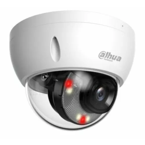 Dahua Camera de supraveghere IP dome, 4 MP, IR 30 m, 2.8 mm, WizSense, microfon incorporat, Dahua, IPC-HDBW2449E-S-IL-0280B, Alb