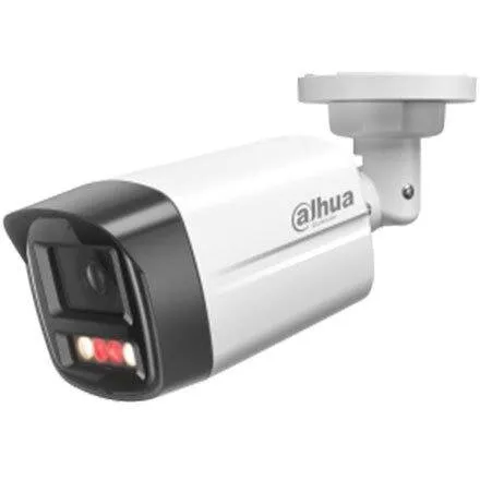 Dahua Camera supraveghere exterior IP cu iluminare duala Dahua IPC-HFW1439TL1-A-IL-0280B, 4 MP, 2.8 mm, IR / lumina alba 30 m, microfon, PoE
