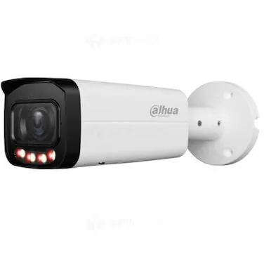 Dahua Camera supraveghere exterior IP cu iluminare duala Dahua IPC-HFW2849T-ZAS-IL-27135, Bullet, 8 MP, Lentile varifocale 2.7 – 13.5 mm, Motorizata, IR/lumina calda 60 m