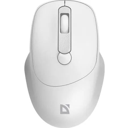 Defender Mouse optic wireless silentios Defender FEAM MM-296, 1600 dpi, Alb