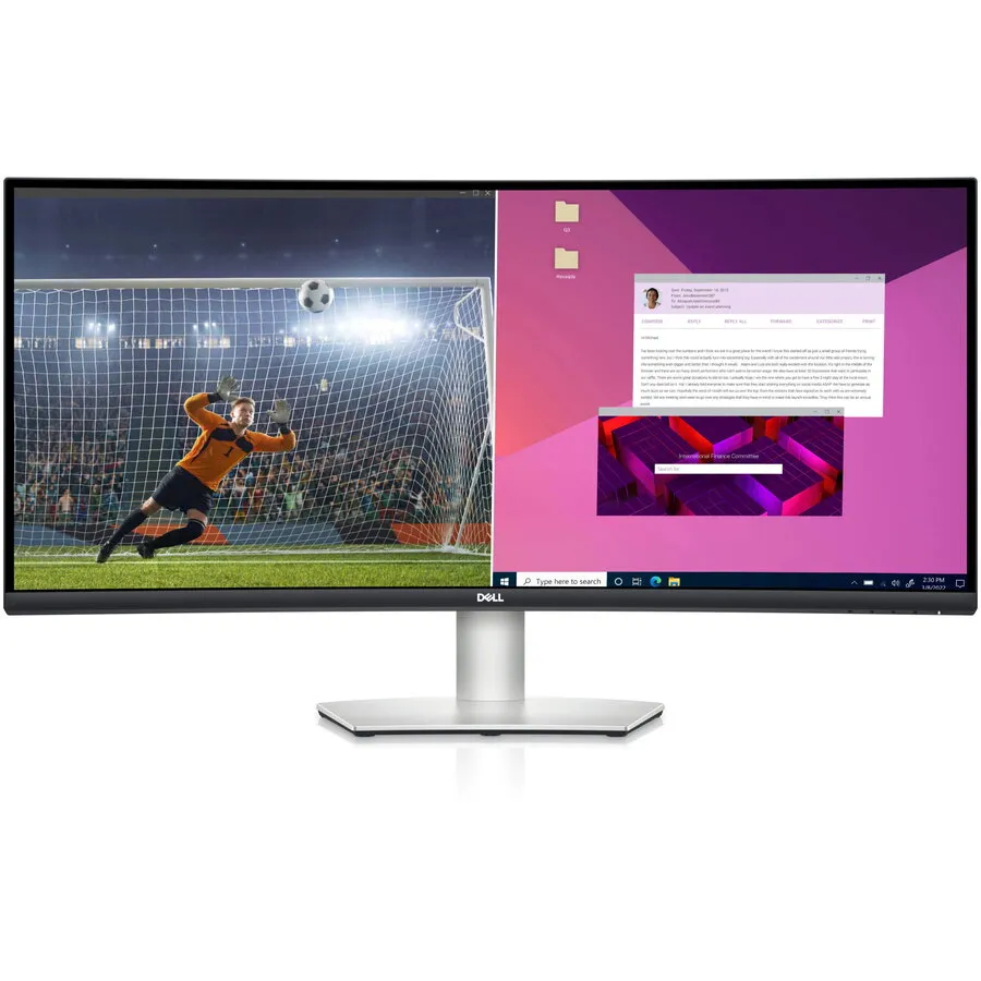 Dell Dell Monitor LED Gaming S3423DWC Curbat 34 inch UWQHD VA 100 Hz 4 ms KVM USB-C FreeSync