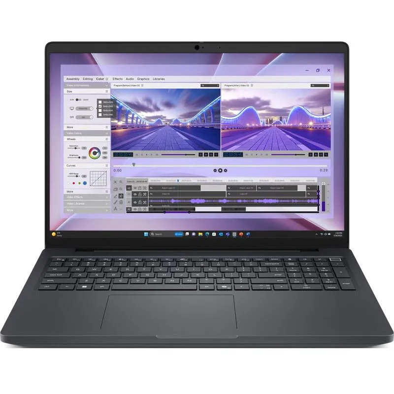 Dell Laptop Dell Pro Max 16 MC16250, Procesor Intel® Core™ Ultra 7 265H pana la 5.30 GHz, 16 inch, Full HD+, 32GB DDR5, 1TB SSD, Nvidia RTX PRO 2000 Blackwell 8GB, Windows 11 Pro, Negru/Gri