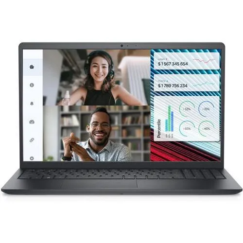 Dell Laptop Dell Vostro 3520, 15.6 inch FHD, Intel Intel Core i7-1255U, 16GB RAM, 512GB SSD, Intel Iris Xe Graphics, Windows 11 Pro, Negru (INT Keyboard)