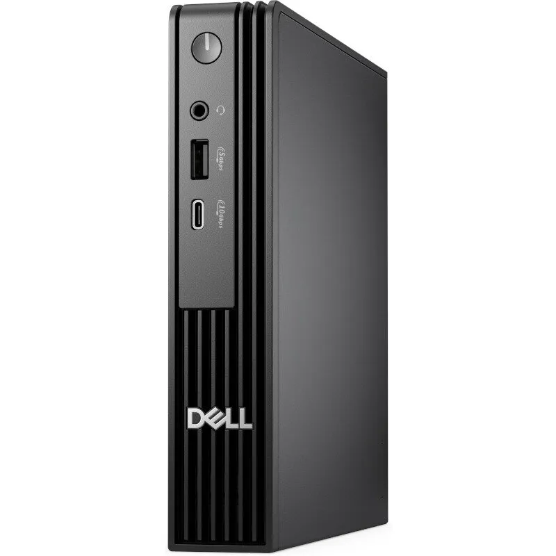 Dell Sistem desktop Mini PC Dell Pro Micro QCM1250, Procesor Intel® Core™ i3-14100T 2.7GHz Raptor Lake Refresh, 8GB RAM, 512GB SSD, Intel UHD 730, Windows 11 Pro, Negru