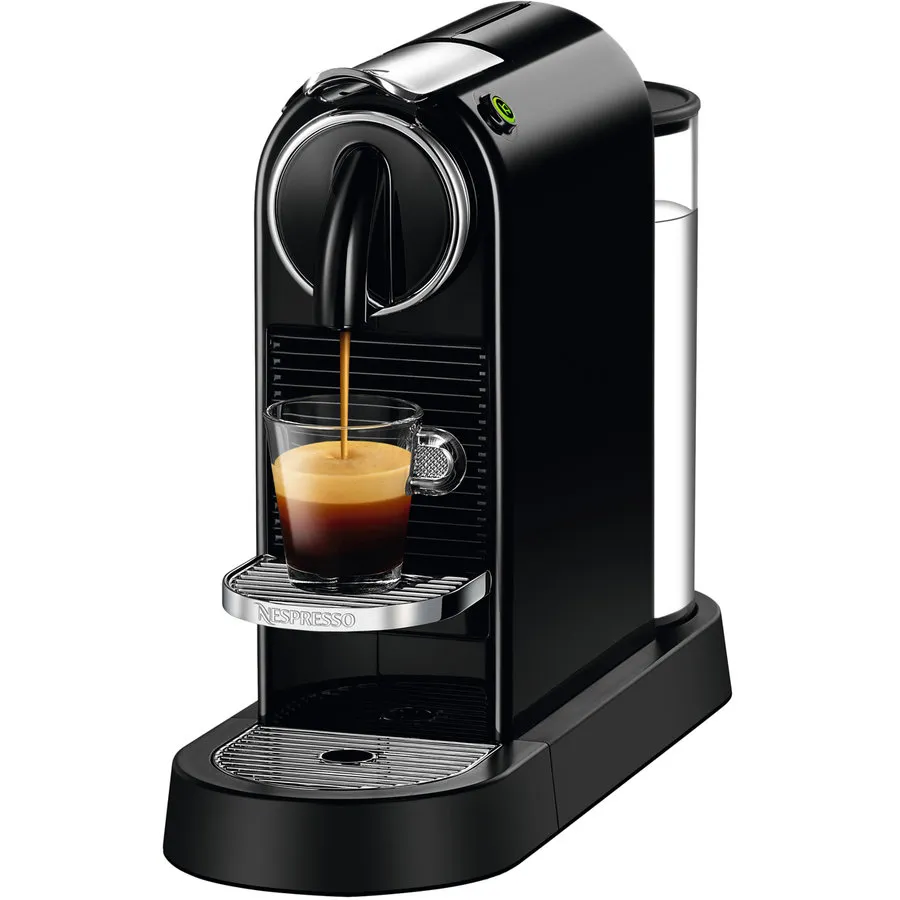 Delonghi Cafetiera cu capsule Nespresso, Delonghi EN167B Citiz, 19 Bari, 1260 W, Negru
