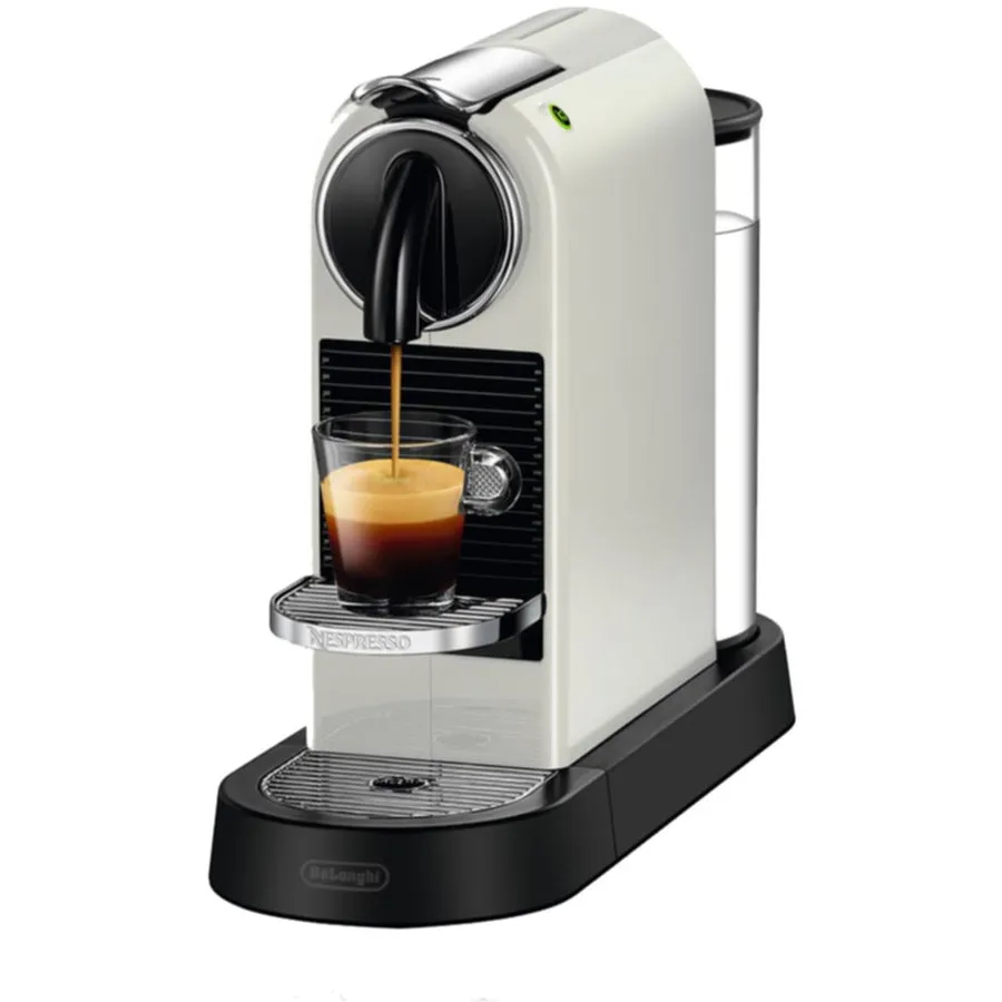 Delonghi Cafetiera cu capsule Nespresso, Delonghi EN167W Citiz, 19 Bari, 1260 W, Alb