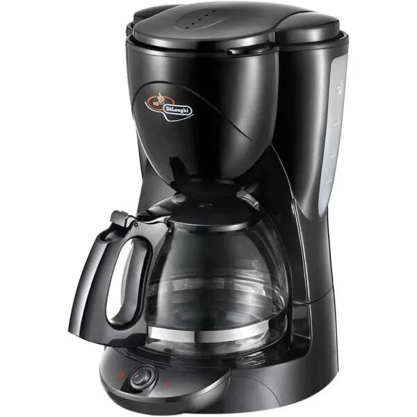 Delonghi Cafetiera De'Longhi ICM2.1B, 1000W, 1.5L, 10 cesti, Sistem anti-picurare, Oprire automata, Negru