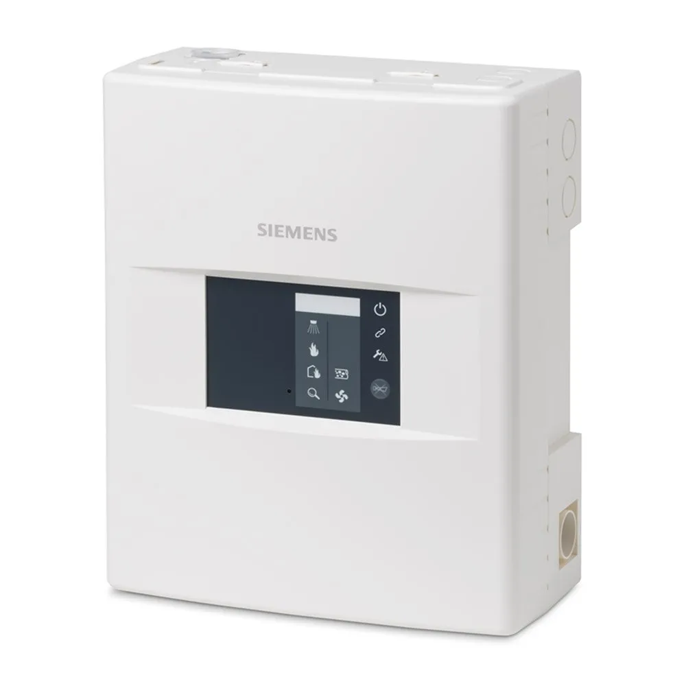 Detector de fum prin aspiratie adresabil Siemens FDA222, 1 camera, 200 m, programabil, 3 alarme, slot card