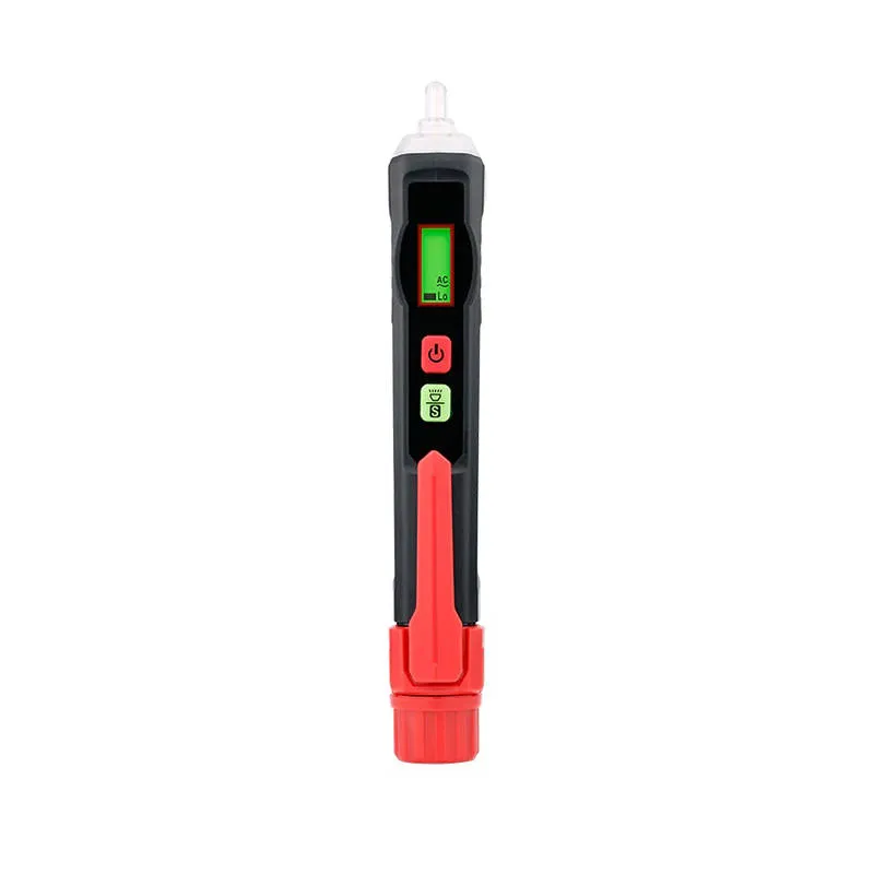 Detector de tensiune si tester faze fara contact Habotest HT101, NCV, Afisaj LCD, Negru