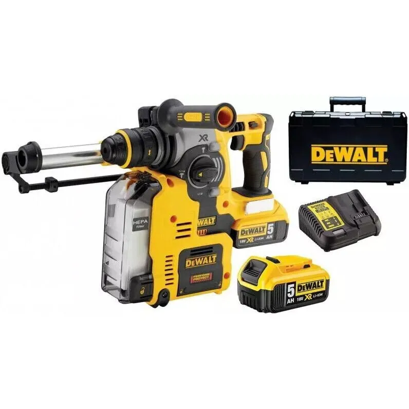 Dewalt Ciocan rotopercutor DeWalt, 3 moduri de lucru si acumulator XR Li-Ion de 18V, Galben-Negru
