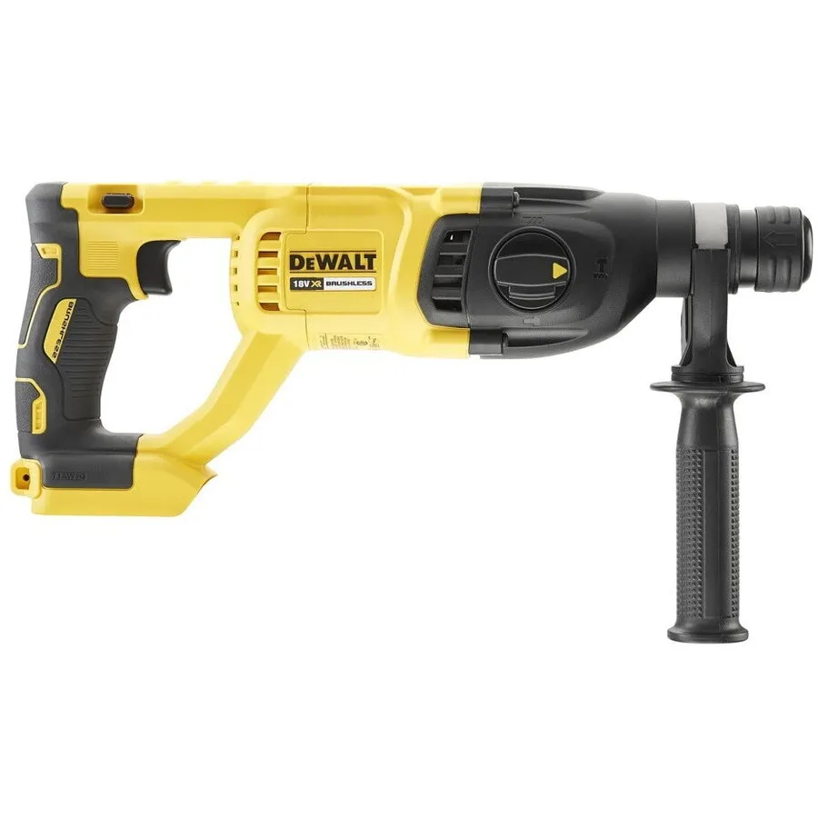 Dewalt Ciocan rotopercutor profesional cu motor fara perii DeWalt DCH133NT, 18V fara acumulatori, 1000 W, Negru-Galben