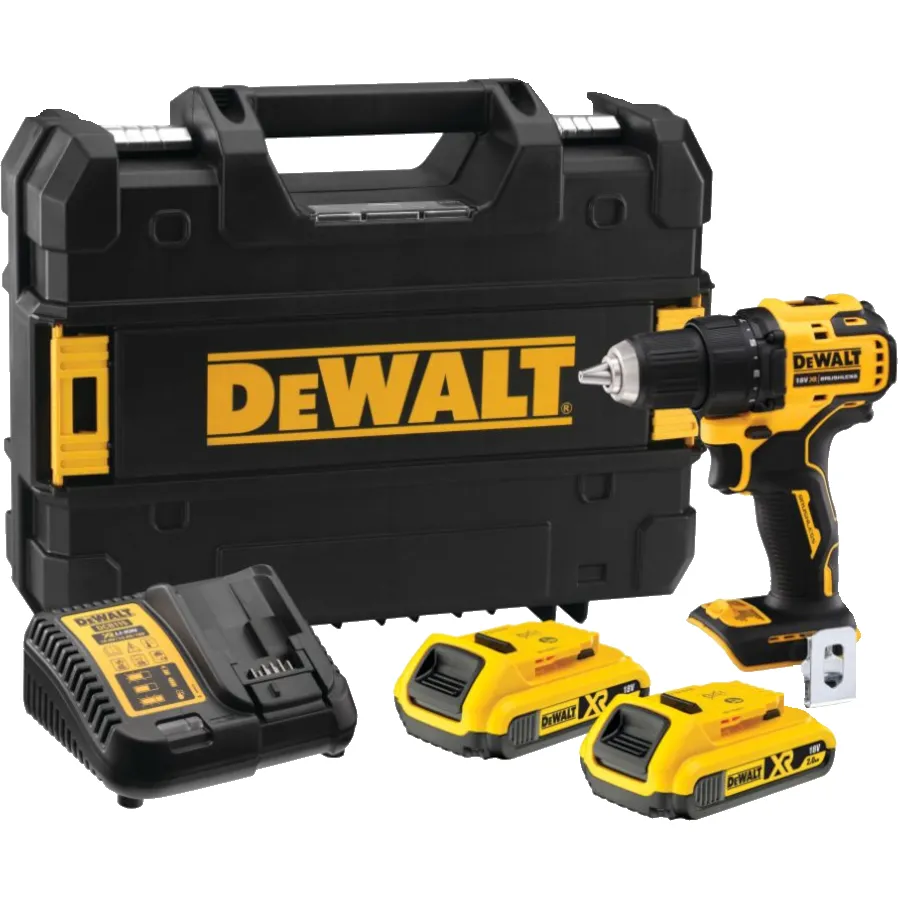 Dewalt Masina de gaurit si insurubat cu 2 acumulatori DeWalt DCD708D2T