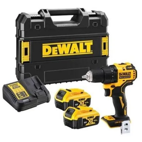 Dewalt Masina de gaurit si insurubat Dewalt DCD708P2T-QW, cu acumulatori 5.0 Ah, 18 V, 1650 rpm