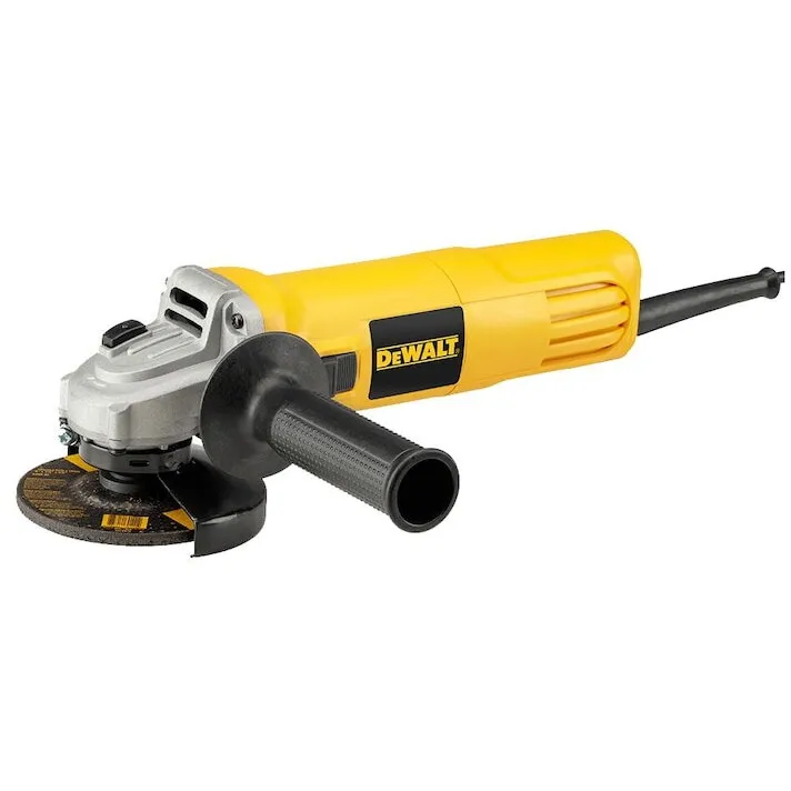 Dewalt Polizor unghiular (flex) electric DeWALT DWE4117, Putere 950W, 125mm, Motor heavy duty cu rulmenti, Soft start, Spindle lock, Perii pop-off pentru durabilitate, Design compact pentru confort, Switch No-Volt pentru siguranta, Alimentare 230V