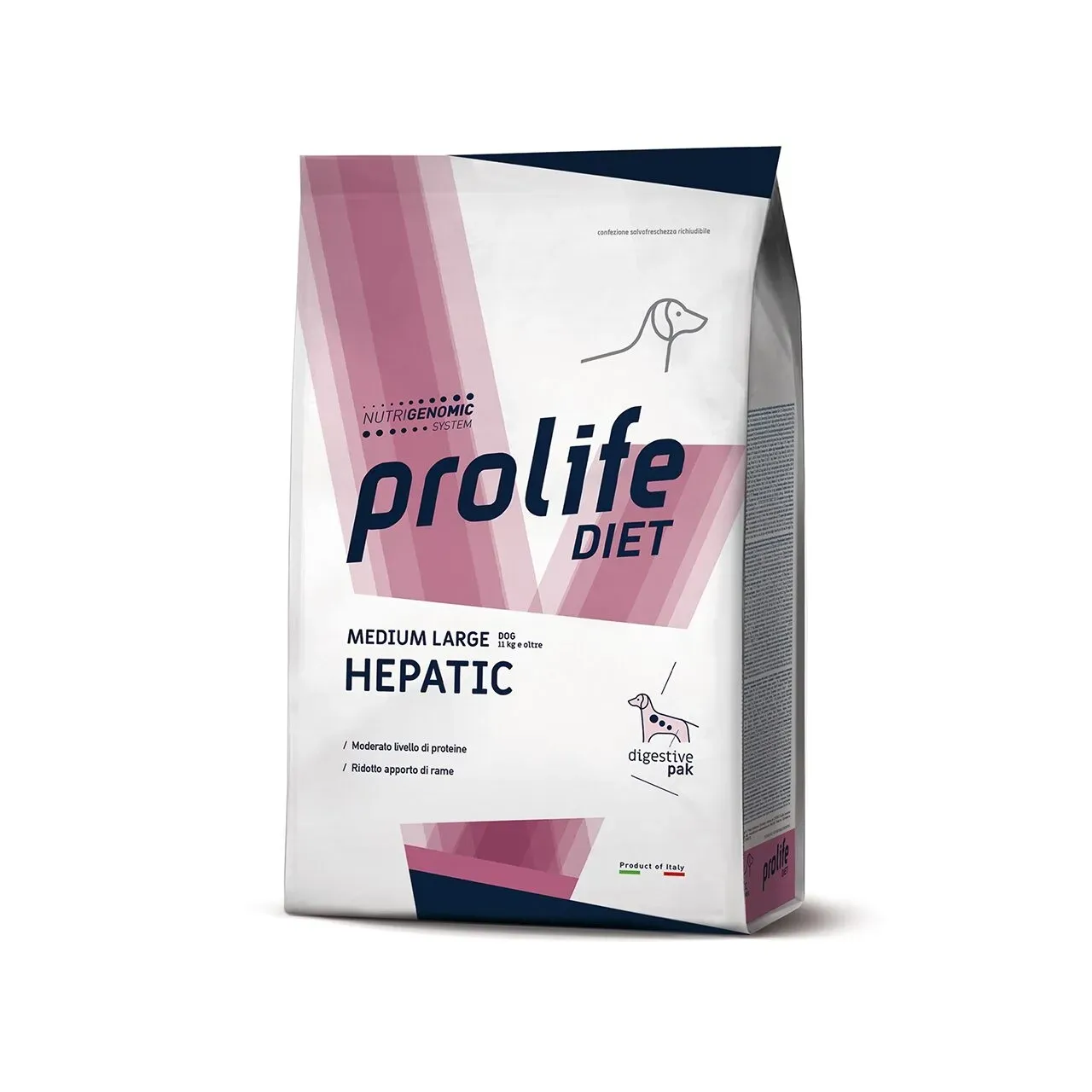 Dieta veterinara caini, Prolife Vet Hepatic Medium & Large, 8 kg