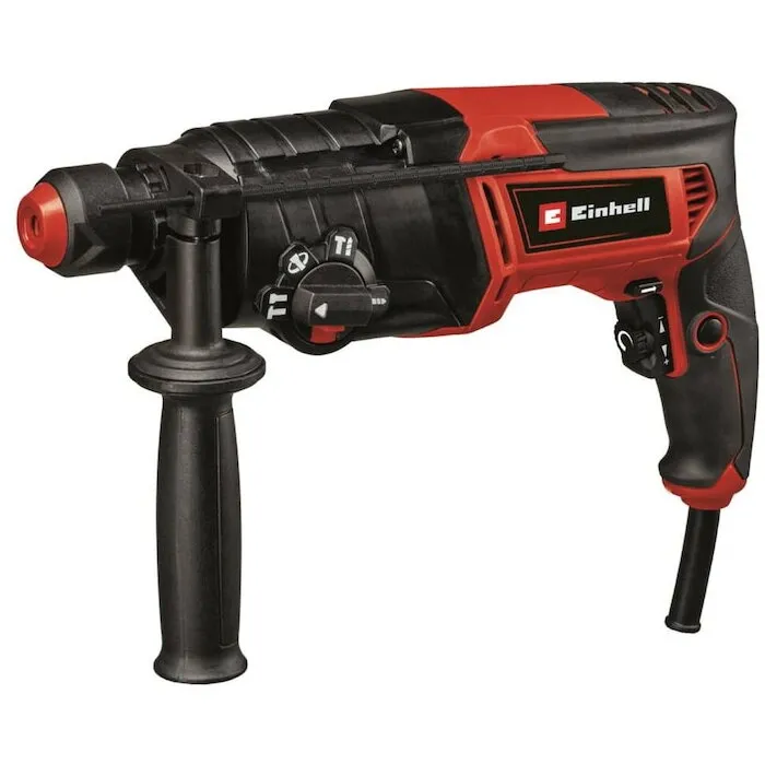 Einhell Ciocan rotopercutor Einhell TC-RH 800 4F, 800 W, 930 RPM, 4500 RPM, 2.6 J, 4 functii, SDS Plus