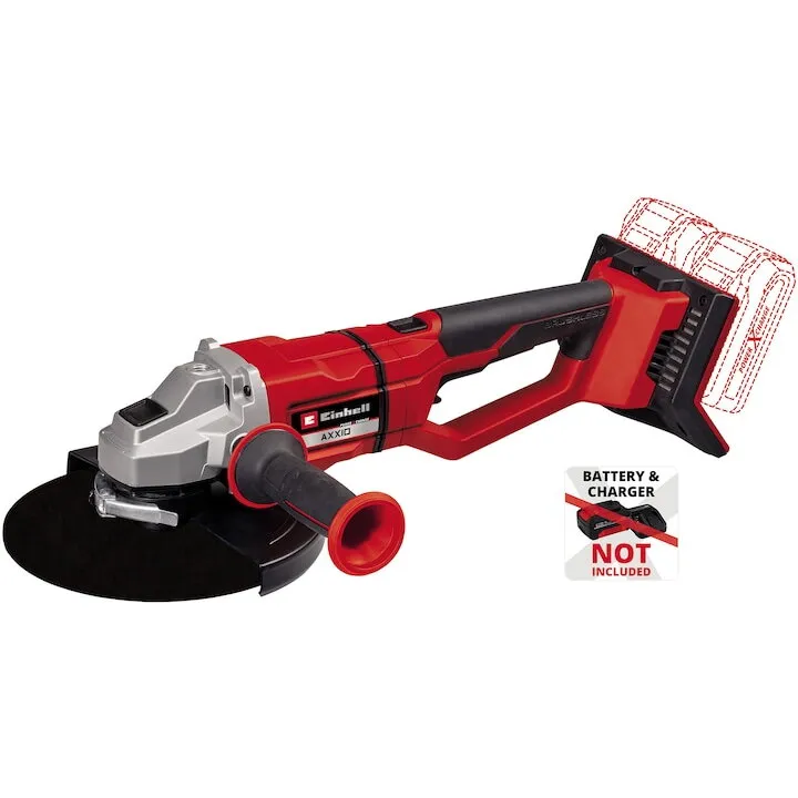 Einhell Polizor unghiular pe acumulator Einhell Power X-Change AXXIO 36/230 Q, 36 V, 230 mm diametru disc, Viteza 6600 RPM, 70 mm adancime maxima taiere, Fara acumulator/incarcator