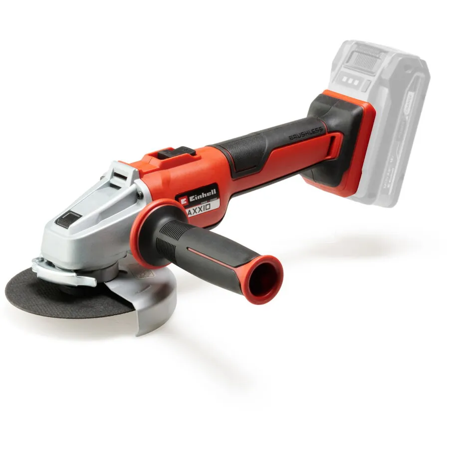 Einhell Polizor unghiular pe acumulator Einhell PXC Axxio 18/125 Q,motor fara perii, diametru disc 125 mm, 8500 rpm,adancime maxima de taiere 33 mm,fara acumulator si incarcator in setul de livrare, Rosu-Negru