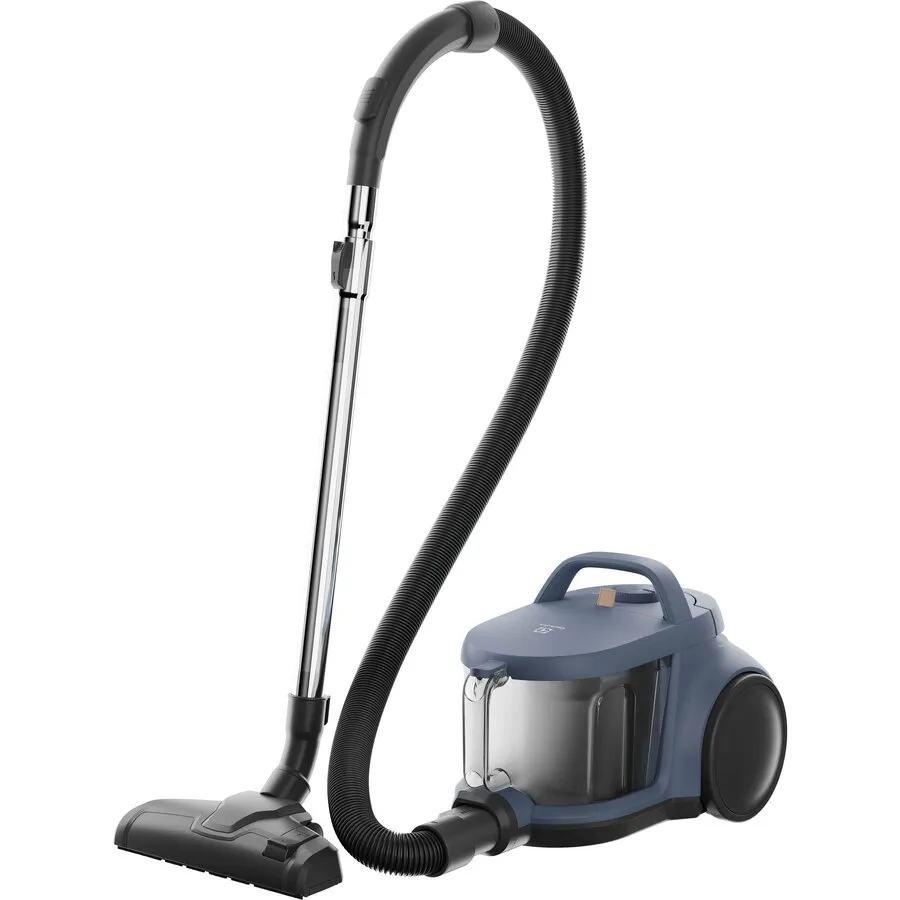 Electrolux Aspirator fara sac Electrolux 300 EL31C1LDB, 850 W, recipient praf 2l, filtrare HEPA, raza de actiune 8 m, albastru denim/negru