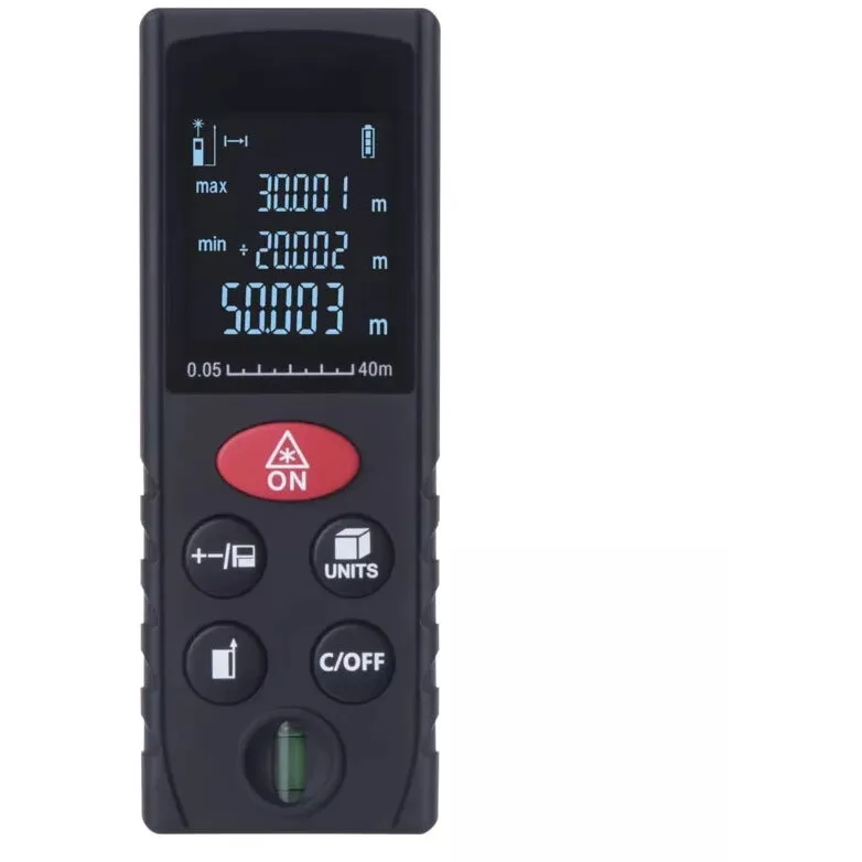EMOS Telemetru cu laser, 0.05-40 m, Emos M0502, Negru