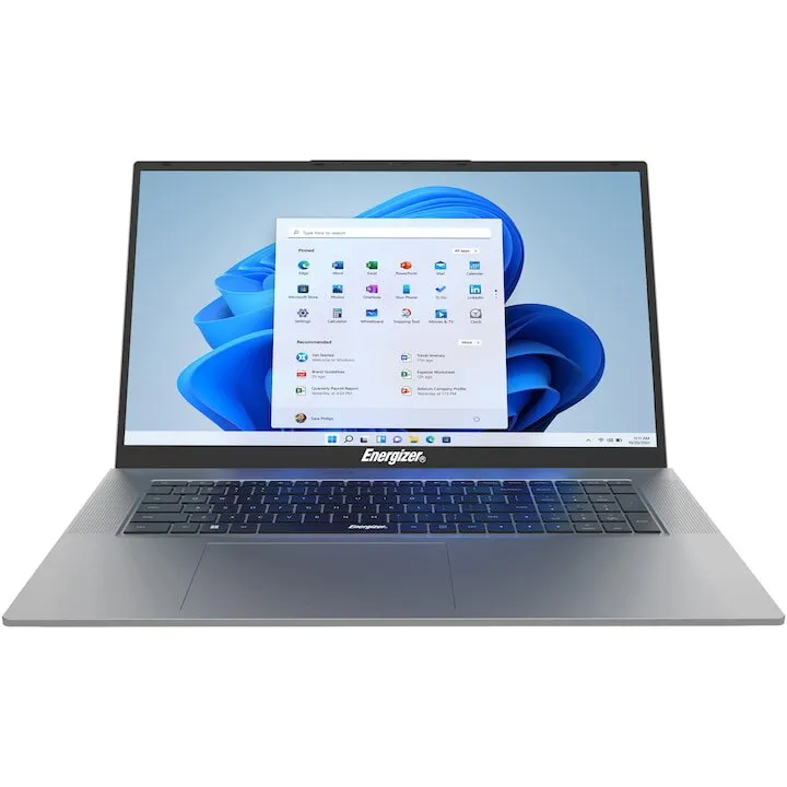 Energizer Laptop Energizer Ultimate EnergyBook Pro, AMD Ryzen™ 5 3500U, 18.5 inch, FHD, 16 GB RAM, 512 GB SSD, Radeon Vega 8, Windows 11 Home, Gri