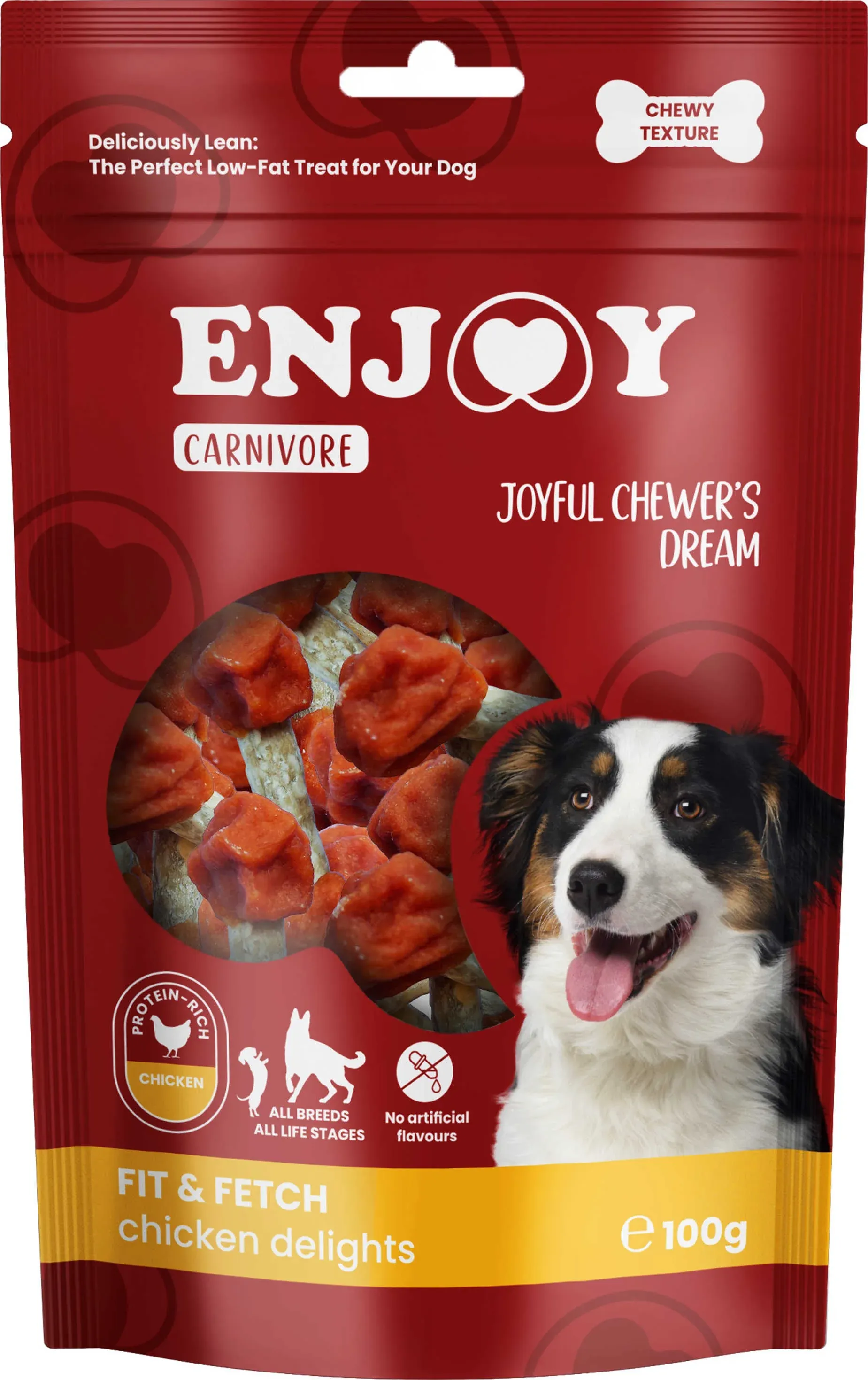 ENJOY Recompense pentru câini CARNIVORE, Lollipop cu pui