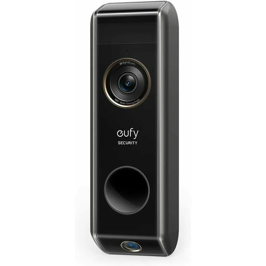 eufy Sonerie video eufy Wireless Dual Camera Add-On, 2K HD, autonomie 6 luni, Negru