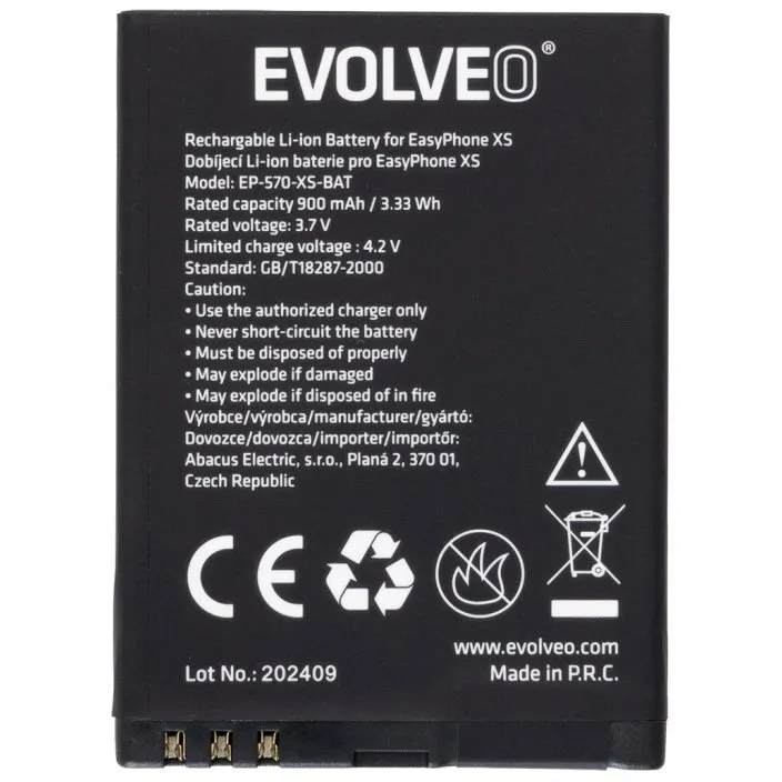 Evolveo Baterie originala EVOLVEO de 900 mAh pentru EasyPhone XS (EP-570)