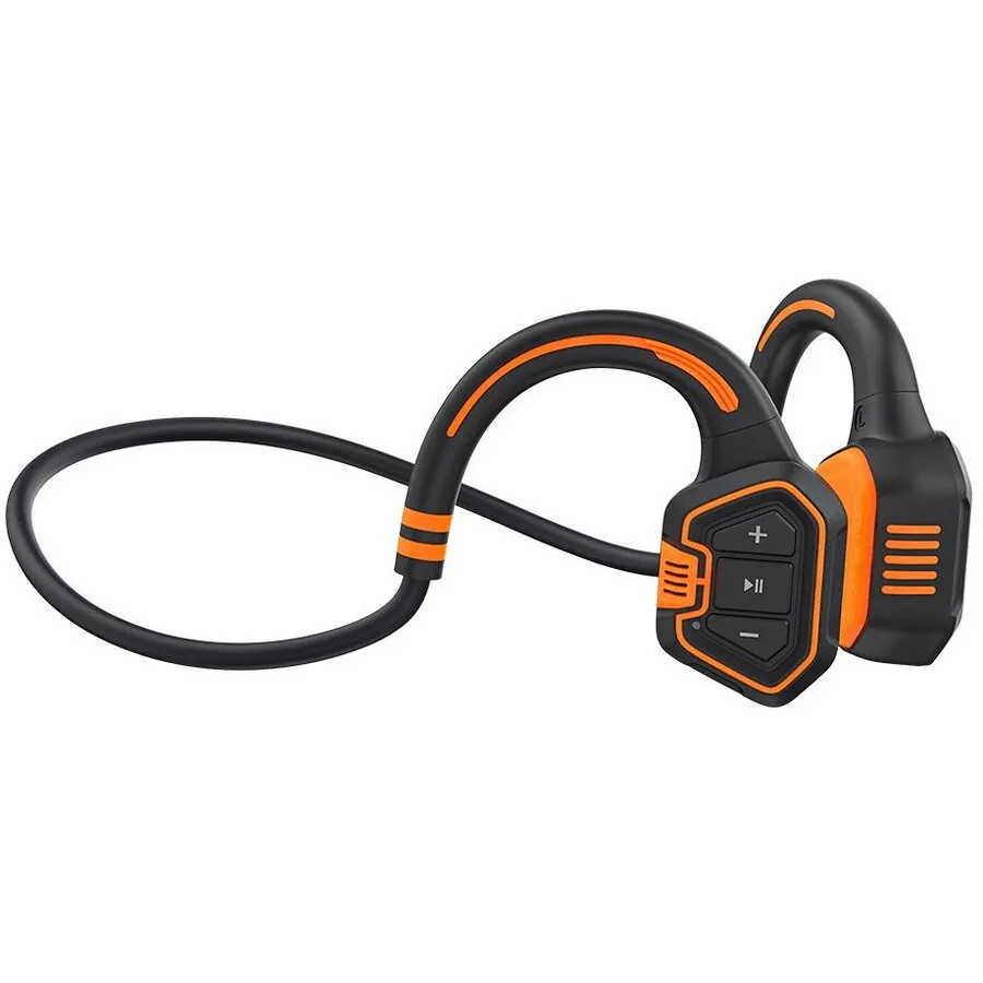 Evolveo Casti fara fir EVOLVEO BoneSwim MP3, 16GB, pentru pometi, portocaliu