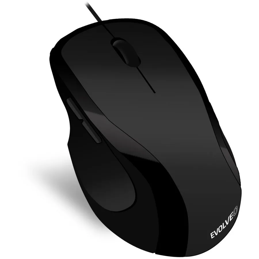 Evolveo Evolveo Laserwire ML-507B, mouse laser, USB, Negru