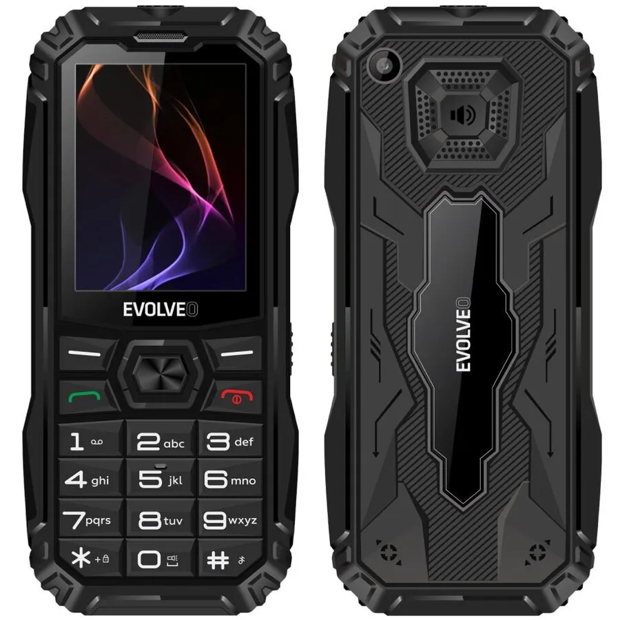 Evolveo Evolveo MP-A1-BK, MaxPhone A1, buton de apasare telefon Dual SIM, Negru