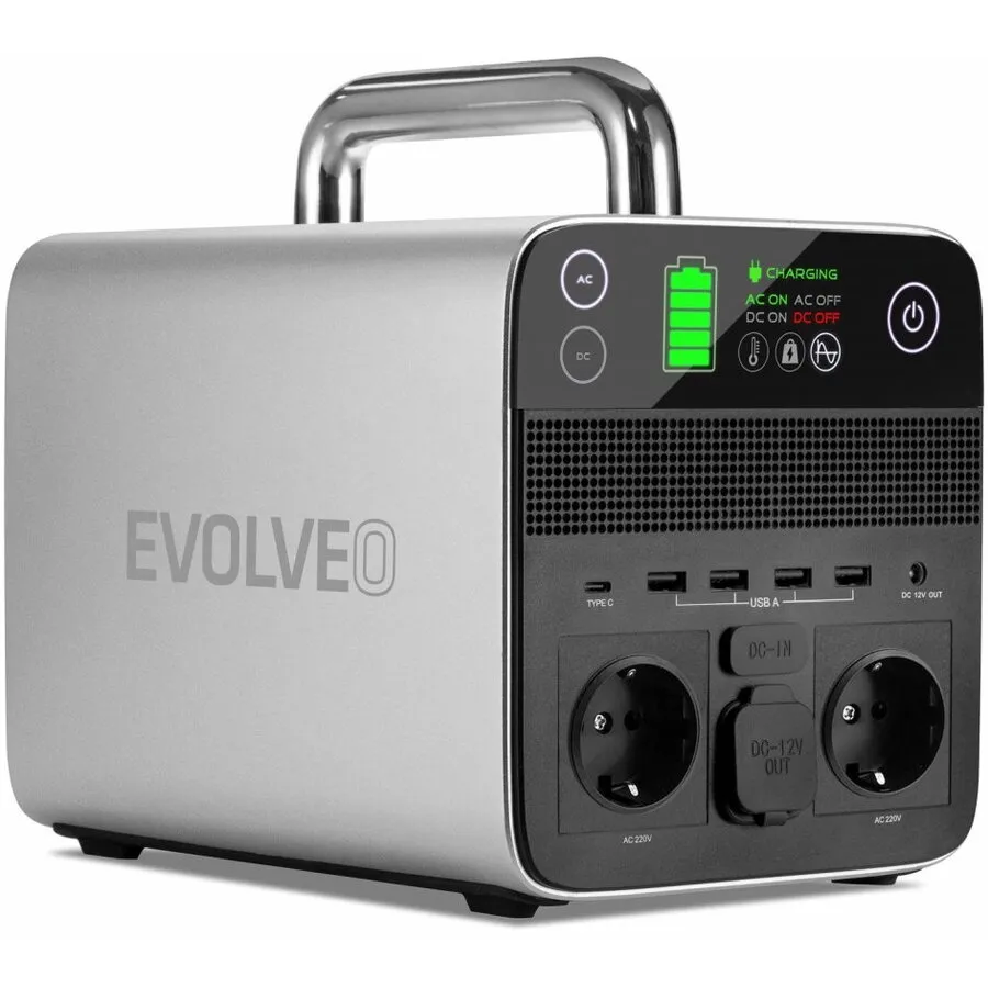 Evolveo Evolveo PowerCharge 500, statie de incarcare, 512 Wh, Argintiu