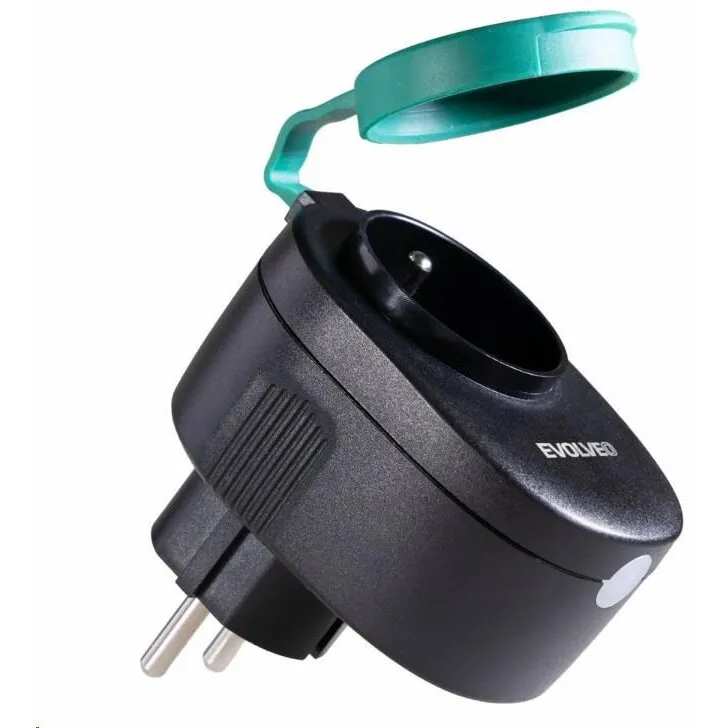 Evolveo Evolveo Terra NV4, priza inteligenta Wi-Fi pentru exterior, Negru-Verde