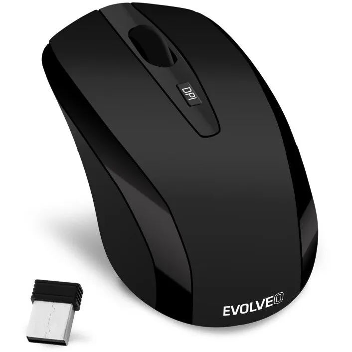 Evolveo Evolveo WML-306B wireless laser mouse, Negru
